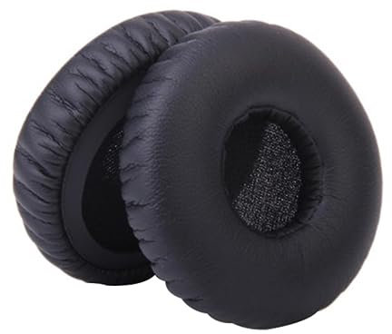 HOMSFOU Pair of Headphone Replacement Earpads for K450 K420 K430 K451 Q460 Black Cushions