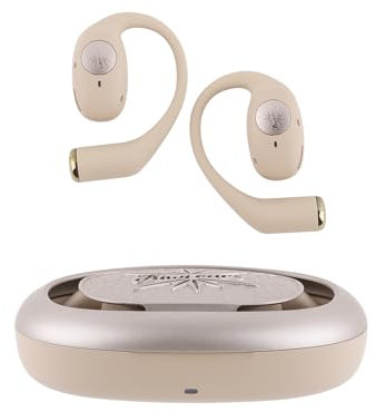Linsoul Kiwi Ears Spark OWS Cuffie Senza Fili Open Ear,Auricolari da Gaming Bluetooth 5.2,con Gancio in Silicone per Orecchio,Tempo di Riproduzione 21H,Ricarica Senza Fili per Sport Esercizio Corsa