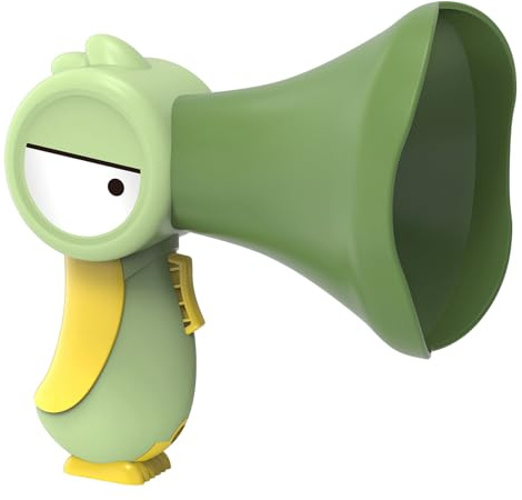 Oxxggkao Joli jouet en forme d'oiseau Scream Changeur de voix avec plusieurs modes sonores Haut-parleur amusant Jouet pour enfants Divertissement Changeur de voix