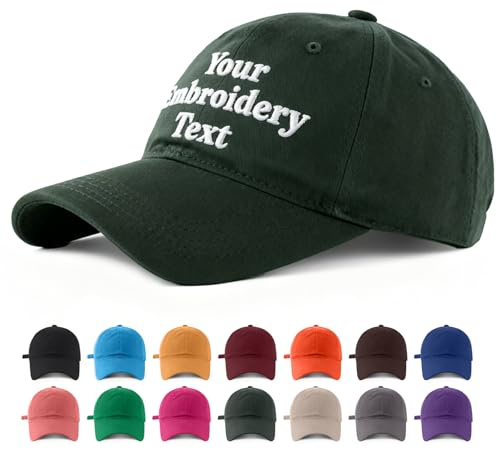 Cap Herren Mit Stickerei,Cap Personalisiert Mit Besticktem Text,Basecap Kappe Baseball Caps Cappy Für Herren Damen