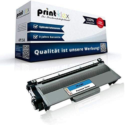 Print-Klex Toner kompatibel für Brother MFC8510 DN MFC8515 DN MFC8520 DN MFC8710 DW MFC8810 DW MFC 8900 Series MFC8910 DW MFC8950 DW MFC8950 DWT TN-3330 TN-3380 TN3330 TN3380 TN 3330 TN 3380 Black BK