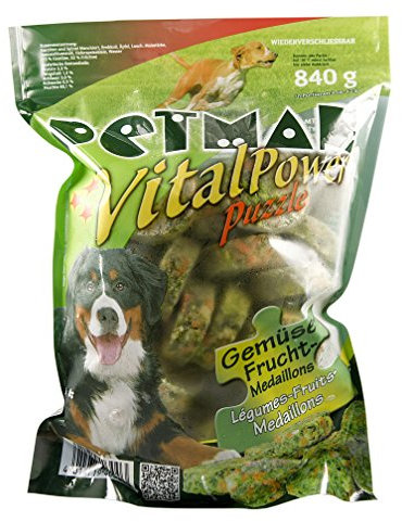 Petman Gemüse-Obst-Paket Energy, 2kg-Paket für die gesunde Ernährung Ihres Hundes, Tiefkühlnahrung