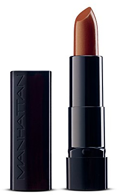 Manhattan All In One Lippenstift, Schimmernder Lipstick für langanhaltenden Glanz & intensive Farbe, Farbe Crushed Cinnamon 320, 1 x 4,5g