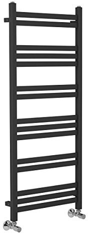 Wärmehaus Handtuchheizkörper Badheizkörper 1200x500mm Grau gerade