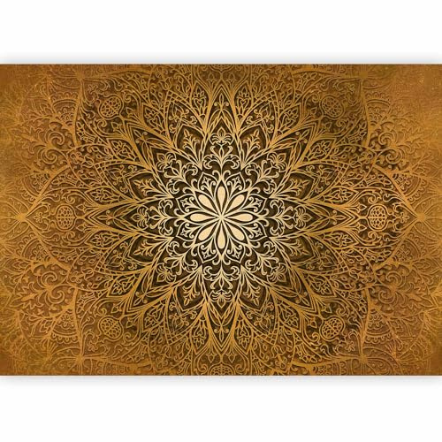 murando - Fototapete Vlies Mandala, 350x256 cm, Schlafzimmer, Wohnzimmer | Full HD Druck, 3D-Effekt, lichtbeständige Farben, ideal fürs Wohn- oder Schlafzimmer, schnelle Montage, lichtbeständig, edel