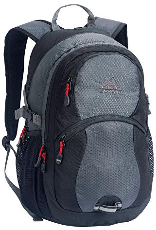 Cox Swain Rucksack District - 15,4 Notebook Laptop Rucksack Schulrucksack, Colour: Black