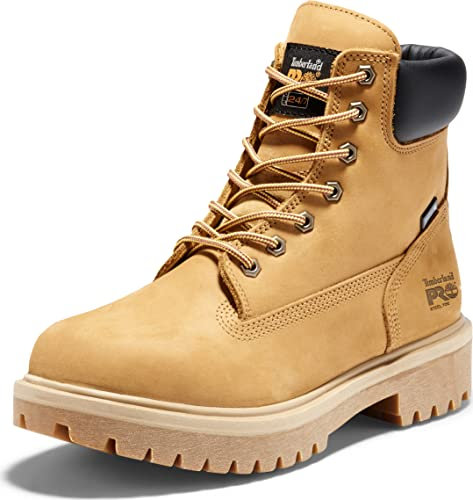 Timberland Pro Direct Attach 6”, Scarponi da uomo con punta di sicurezza in acciaio, impermeabili, isolati, nero, 7 Wide