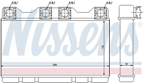 Nissens HVAC Heater Core - 70515