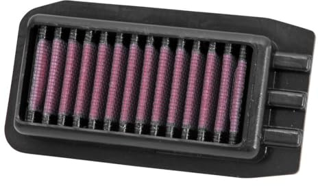 K&N YA-2509 Motorrad Luftfilter, Rot | kompatibel mit Yamaha XT250 2009-2016 (YA-2509)