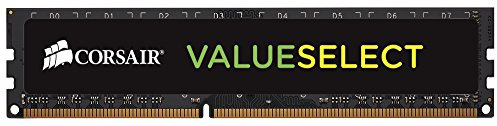 Corsair CMV8GX3M1C1600C11 Value Select 8GB (1x8GB) DDR3 1600Mhz CL11 Standard Desktop Memory Schwarz