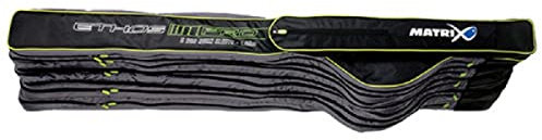 Fox Matrix Pro Ethos 12ft Quad Sleeve 1,85m - Rutentasche für Angelruten, Rutenfutteral für montierte Ruten, Angeltasche