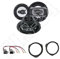 LSP-Set: Crunch GTI62 2-Wege 165 mm Koaxial Lautsprecher-Paar + Lautsprecherkabel und Ringe für Opel Astra F+G •Opel Omega B •Opel Vectra B •Opel Zafira •Opel Calibra Einbauort: Türe Front