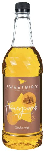 Sweetbird Honeycomb Syrup (1 Litre) - Vegan Friendly | Plant-based sweetener easily dissolves in hot drinks, cold frappes, and bakes to suit diverse dietary requirements.