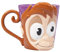 Disney Tasse Aladdin Abu lila/braun, 100% Keramik, Fassungsvermögen ca. 500 ml., in Geschenkbox.