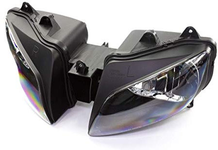 No-Name OEM-Style YM-008 Scheinwerfer für Yamaha YZF-R1 R1 RN01 YZFR1 R 1 Bj. 1998-1999, Weißglühend, Weiß