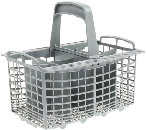 FIND A SPARE Universal Deluxe Grey Cutlery Cage Dishwasher Basket for Hotpoint Ind.esit Ariston Alternative to C00094297 | C00048182