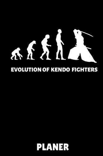 EVOLUTION OF KENDO FIGHTERS PLANER: A5 WOCHENPLANER Kendo | Kendo Ausrüstung | Kampfsport Buch | Schwertkampf | Geschenkdiee für Kendo-Kämpfer, Jugendliche und Kinder | Kampftraining