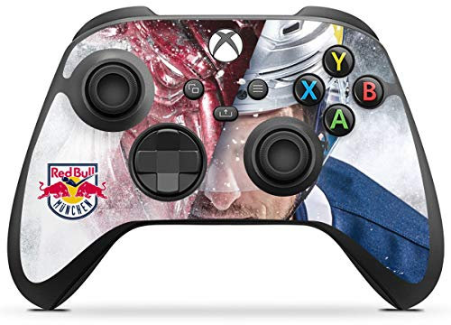 DeinDesign Skin kompatibel mit Microsoft Xbox Series X Controller Folie Sticker EHC Red Bull München Bulle Eishockey