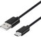 Câble USB Type-C (connecteur réversible) de 1,2 m - Câble de transfert de données et de chargement d'appareils compatibles - Sans emballage maximum - Compatibilité universelle (Noir)