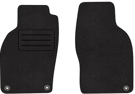Vorne Velour Fußmatten Satz für Saab 9-3 I Cabrio - 2-teilig - Passgenau