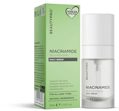BEAUTYPRO CICA + NIACINAMIDE SERUM Daily Anti-Aging Face Cream Blemish Control Reduces Redness 100% Plant Based Skincare Multi Award Winning Brand 30ml