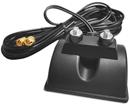 F11CS - Cavo di prolunga per antenna WiFi RP-SMA con supporto magnetico, Dual Band WLAN Booster, lunghezza del cavo di 3 m per ripetitori e range extender