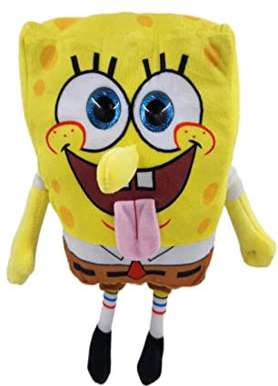 WHITEHOUSE LEISURE Spongebob Twinkle Plüschtier mit Glitzeraugen Kuscheltier Neu Auswahl Spongebob, Patrick, Gary 26cm (Spongebob)