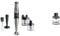 Braun Household MultiQuick 9 MQ9187XLI Stabmixer & Household Zerkleinerer Aufsatz MQS 200 BK mit EasyClick Plus System - Zubehör für Braun Household Stabmixer MultiQuick 7 und 9