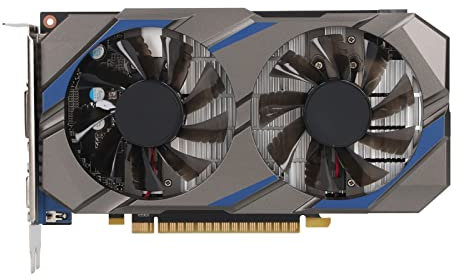 Cuifati Scheda Grafica GTX750 Scheda Grafica da Gioco DDR5 128BIT da 4 GB Scheda Video GPU DirectX 11.1 da 1070 MHz per AI 3D, con Uscita Display DVI VGA HDML (750 da 4 GB)