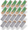 Neodym Magnet N52 Selbstklebend 10x5x1mm 850g Stark Klebemagnete Magnetplättchen Quader 1mm Flach 10mm x 5mm [20 Stück]