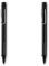 Lamy safari moderner Kugelschreiber 219 aus robustem Kunststoff in schwarz mit ergonomischem Griff und selbstfederndem Metallclip, inkl. Großraummine M 16 M schwarz (Packung mit 2)