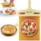 Rusopobe Verschiebbarer Pizzaschieber, Pizza Scorrevole Pizzaspatel Förderband für Verschiedene Backplatten und Pizzaöfen, wasserdicht und Hochtemperaturschutz(A,30 * 60cm)