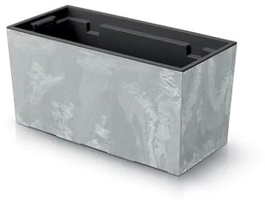 URBI CASE Blumenkasten rechteckig Betonoptik Länge 39,5 cm