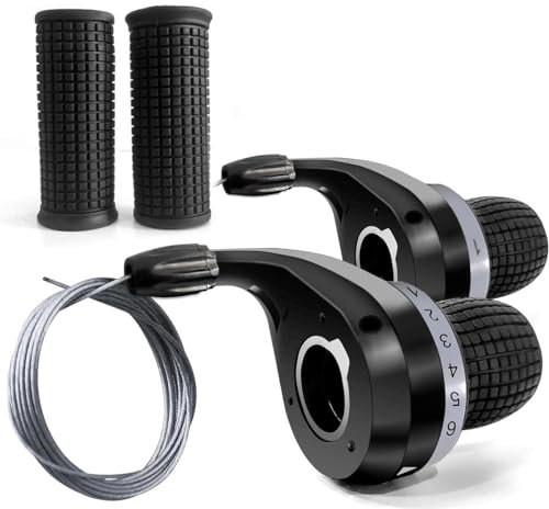 Hsthe Sea 1 paar 3x6 Geschwindigkeit Fahrrad Shifter Twist Shifter Hebel Berg 18 Geschwindigkeit Shift Grip für Mountainbike
