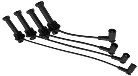 liwei Store 4-teiliges Auto-Zündkerzen-Zündkabel-Set, Kabel 0986357208, kompatibel mit Ford, kompatibel mit Fiesta IV V VI, kompatibel mit Focus I II III, kompatibel mit Fusion, kompatibel mit Mondeo