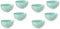 BRICOMIRAS Tazas desayuno grandes 450ml, juego de cuencos desayuno libre de BPA, tazones para cereales, cuenco cereales desayuno saludable, cuenco desayuno irrompible apto lavavajillas (8, Verde)