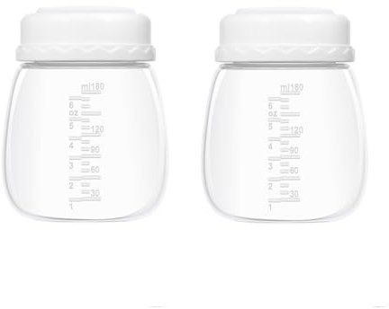 Breast Pump Parts Compatible with Spectra Bottles for Pumping Spectra Replacement Pump Parts Pump Bottles, Breast Pump s1/s2/9 Plus, Not Original Accessories, 2 Count