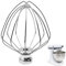 6 Draht Schlagbesen aus Edelstahl für Kitchen Aid Standmixer mit Kippkopf und 4,5-5 Quart Schüssel, Schläger für Eier und Sahne