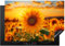 KitchenYeah© Protezione Piano Induzione 78x52 cm Cucina Copri Fornelli Proteggi di Cottura Antiscivolo Tappetino Girasole - Fiore - Giallo