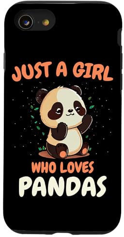 iPhone SE (2020) / 7 / 8 Panda Just A Girl Who Loves Pandas Case