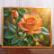 fghgbf Verregnete gelbe Rosen 5D Diamond Painting Set Diamond Painting Bastelset Square Drill für Erwachsene Diamant Malerei für Wohnzimmer und Schlafzimmer Wanddeko 20x50cm