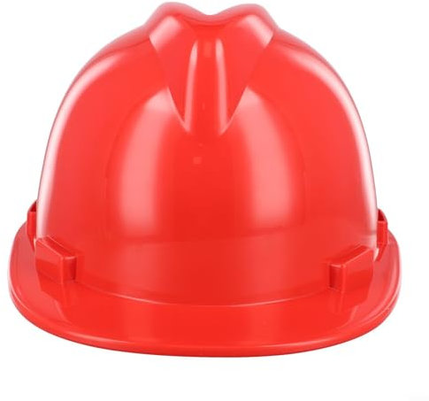 Bauhelm aus leichtem ABS, perfekt für Arbeitssicherheit (rot)
