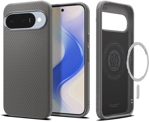 Spigen Liquid Air MagFit Hülle für Google Pixel 10 und Pixel 10 Pro, Kompatibel Mit Pixelsnap und MagSafe [2025 Neue Funktion] [Made for Google] -Marble Gray