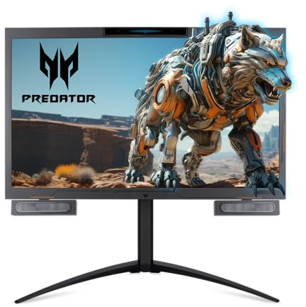 Acer Predator SpatialLabs View 27 PSV27-2 27 Ultra HD Stereoscopic 3D Gaming | Eye Tracking | Real-Time Rendering | AI Technologies I AMD FreeSync Premium (Supports