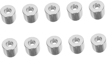 Mikinona 10 Stück Teiliges Edelstahl Abgeschrägte Stahlseil winkelbeilagscheiben für Deck handlauf Kabelmontage Rostfrei Witterungsbeständig Geeignet für Holz Metallpfosten