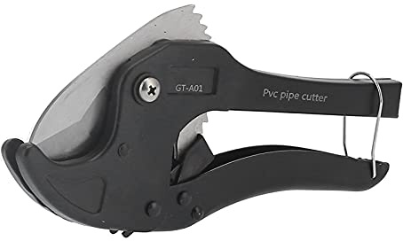 Aramox PVC-Rohrschneider, Edelstahl-Rohrschneider-Werkzeug, 42 Mm Maximaler Schnittdurchmesser, Rutschfester Griff, Schwanzsperre für Heim-Klempner, Elektriker, Mechaniker