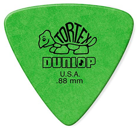 JIM DUNLOP Plektrum Tortex Triangel 0,88mm 6 Stück
