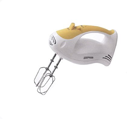 Zephir ZHC456 - Frullatore a mano, Argento, Bianco, 250 W, 220-240, 70 mm, 190 mm