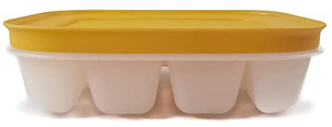 Tupperware Eiswürfler orange mit Deckel mini Eiswürfel Eis, Gefrier-Behälter, mittel, Eiswürfelbehälter, 3177914031