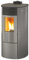 STUFA PELLET KW 10,1 KING 12 ROUND BORDEAUX